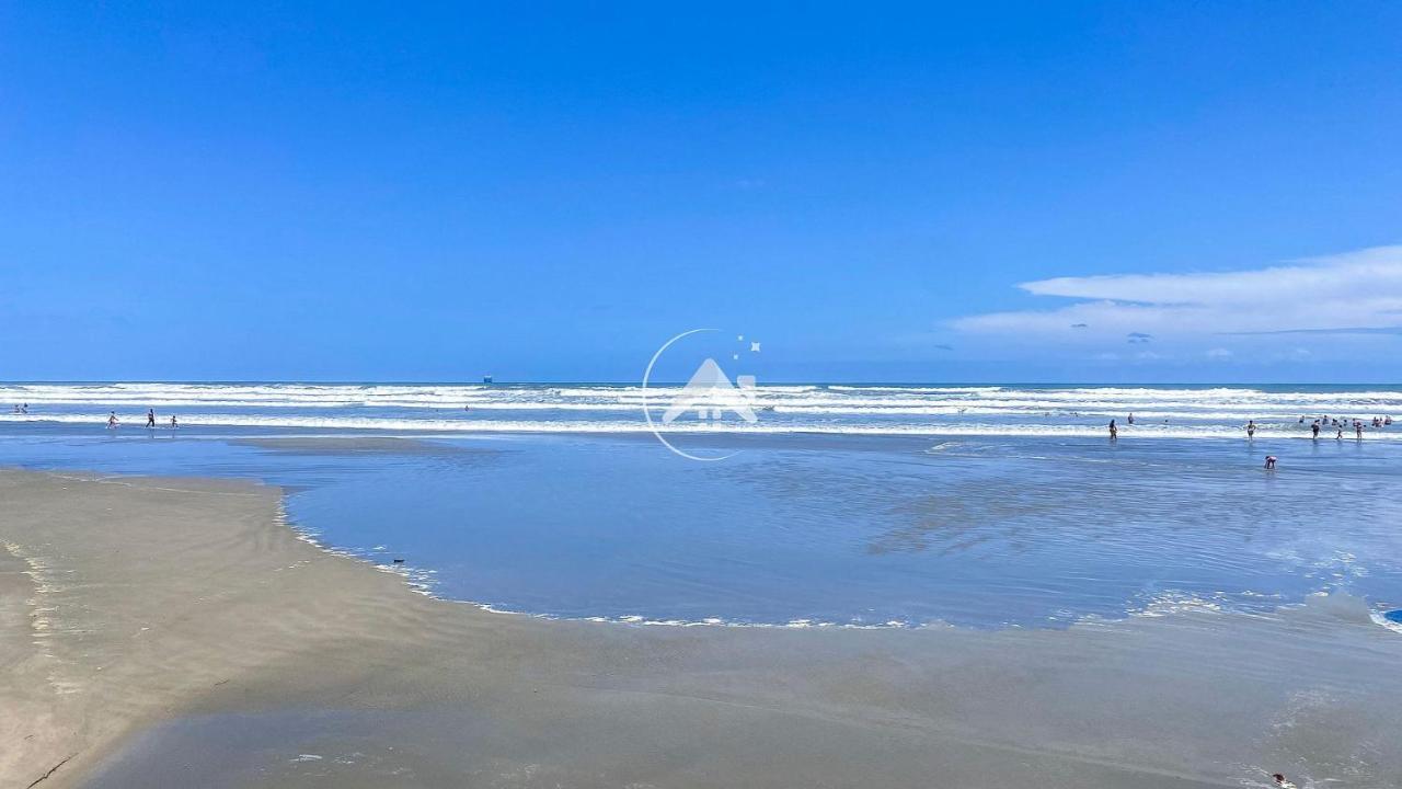 Moderno apto frente à praia, com incrível vista e churrasqueira - Praia Grande Praia Grande (Santos) Exterior foto